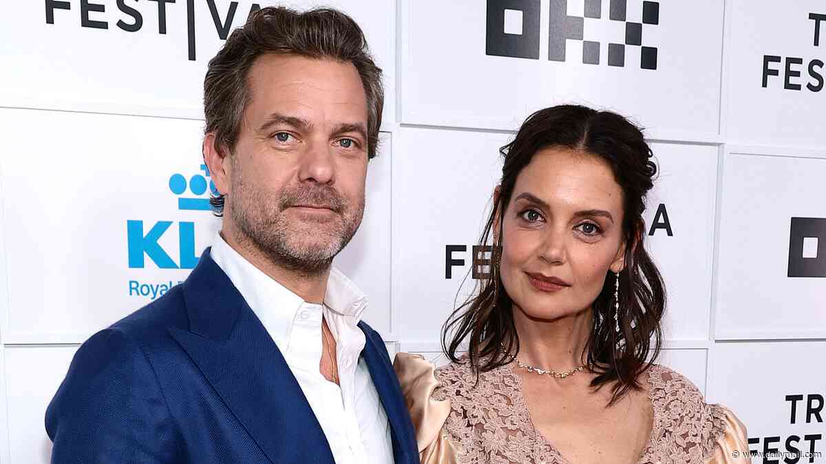 Katie Holmes, 47, looks strikingly fresh-faced as she reunites with Dawson's Creek co-star Joshua Jackson, 47, for their new rom-com