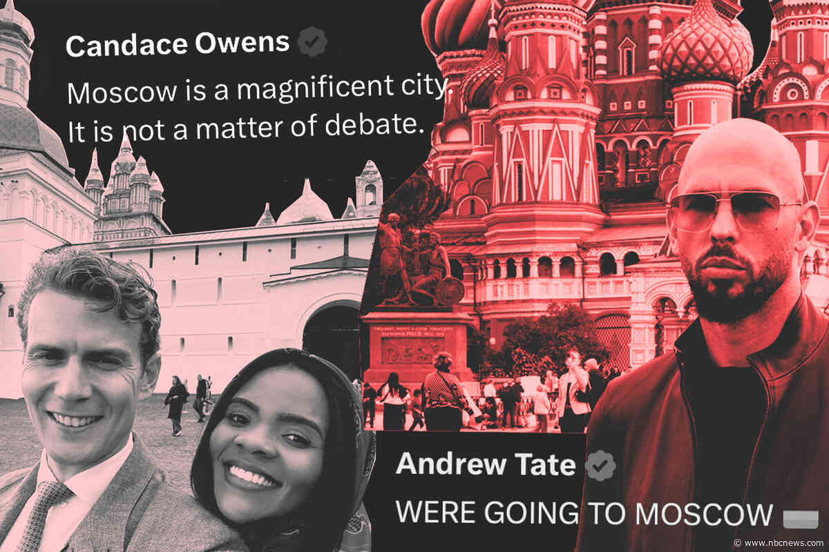 Candace Owens and the Tate brothers turned up in Russia. The Kremlin spun it as a thaw.