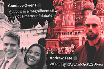 Candace Owens and the Tate brothers turned up in Russia. The Kremlin spun it as a thaw.