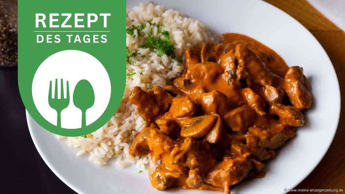 Pilz-Stroganoff: vegetarisch, cremig und schnell zubereitet