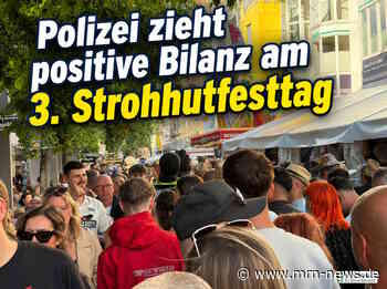 Strohhutfest Frankenthal – Polizei zieht Bilanz zum dritten Festtag: überwiegend friedlich