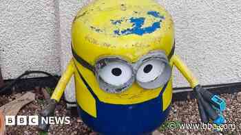 Minion-themed gas canister stolen by masked thief