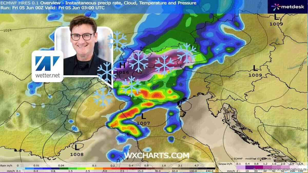 Winterluft flutet den Juni – Schafskälte bringt arktische Kälte und in den Alpen sogar Bodenfrost