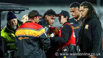 Wallace Sititi: Chiefs provide hospital update on All Blacks star after sickening head injury