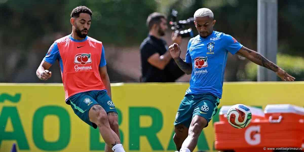 Zorgen bij Brazilië na oefenzege op Egypte: verdediger verlaat in tranen het veld