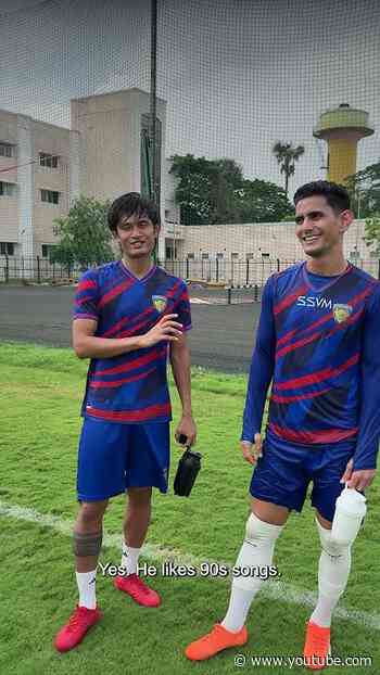 Jitu knows Jithu? 👀#AllInForChennaiyin