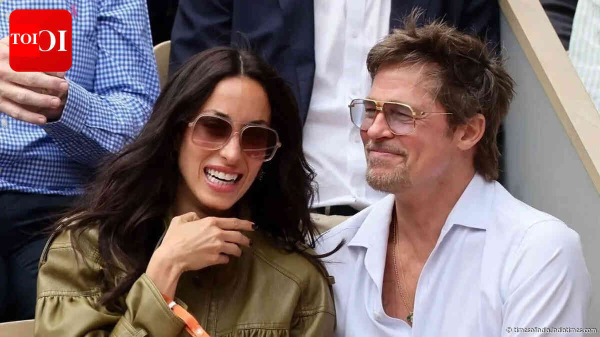 Brad Pitt and Ines de Ramon enjoy French Open date in Paris