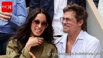 Brad Pitt and Ines de Ramon enjoy French Open date in Paris