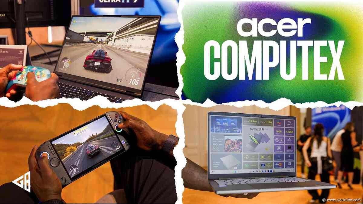 Acer’s INSANE Computex Lineup: Predator Atlas 8 handheld & The Ultimate MacBook Neo Killer