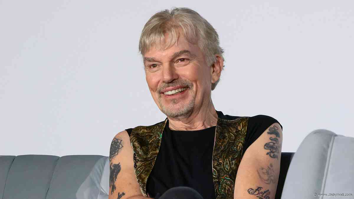 Billy Bob Thornton, 70, shows off his youthful transformation and his tattoo collection during promo for hit TV show Landman after revealing his very restrictive diet