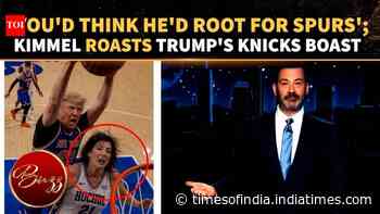 Kimmel Takes Aim At Trump's NBA Appearance In Scathing Late-Night Monologue