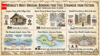 World's most unusual borders that feel stranger than fiction; what travellers need to know