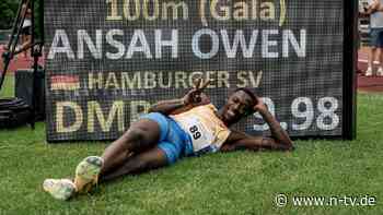 "Kein One-Hit-Wonder": Gebremster Sprinter Ansah knackt eigenen 100-Meter-Rekord