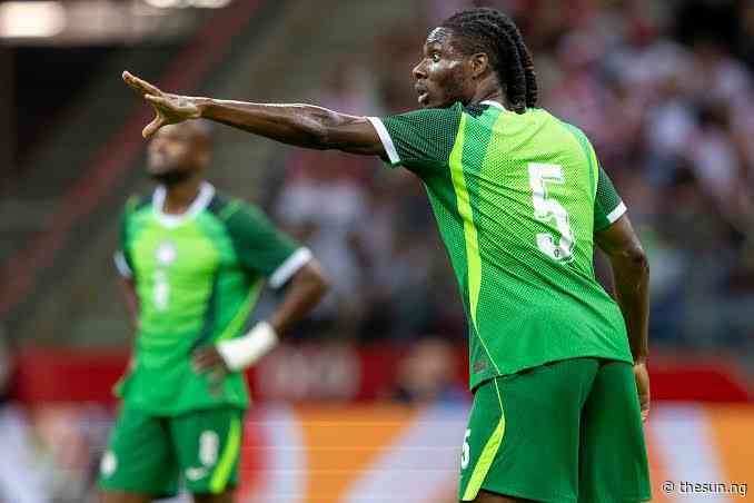Super Eagles suffer defensive blow as Ogbu misses Portugal clash