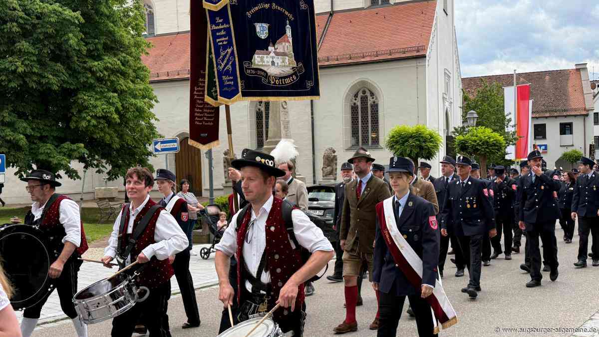 Freiwillige Feuerwehr Pöttmes feiert ihren 150. Geburtstag mit vielen Gästen