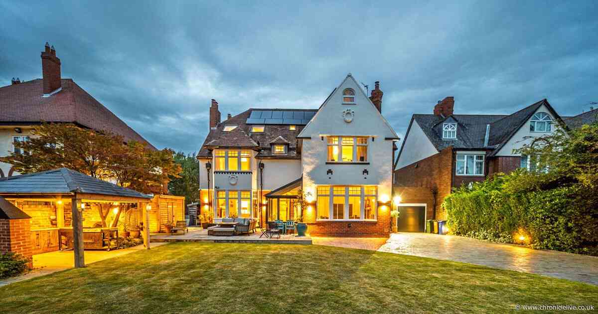 Inside an 'impressive' £2million Gosforth seven-bedroom home with its own gym and sauna