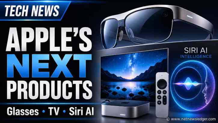 Apple’s 2026 roadmap points to AI, Siri, Apple TV and future smart glasses.