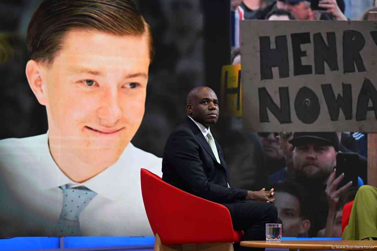 David Lammy told JD Vance ‘you’re wrong’ after Henry Nowak case intervention