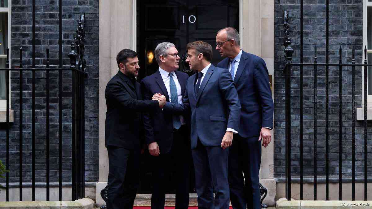 Gemeinsam mit Macron und Starmer: Merz trifft Selenskyj zu Ukraine-Gesprächen in London