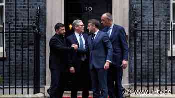 Gemeinsam mit Macron und Starmer: Merz trifft Selenskyj zu Ukraine-Gesprächen in London