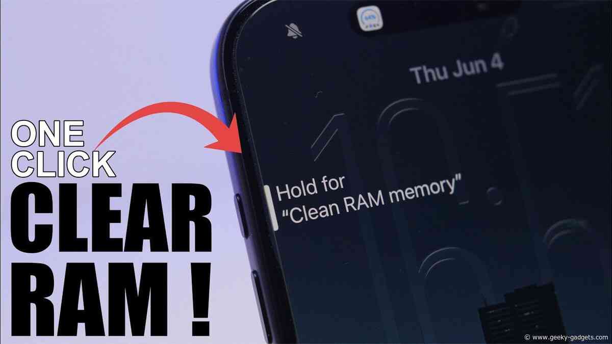The One-Click Trick to Instantly Clear Your iPhone’s RAM