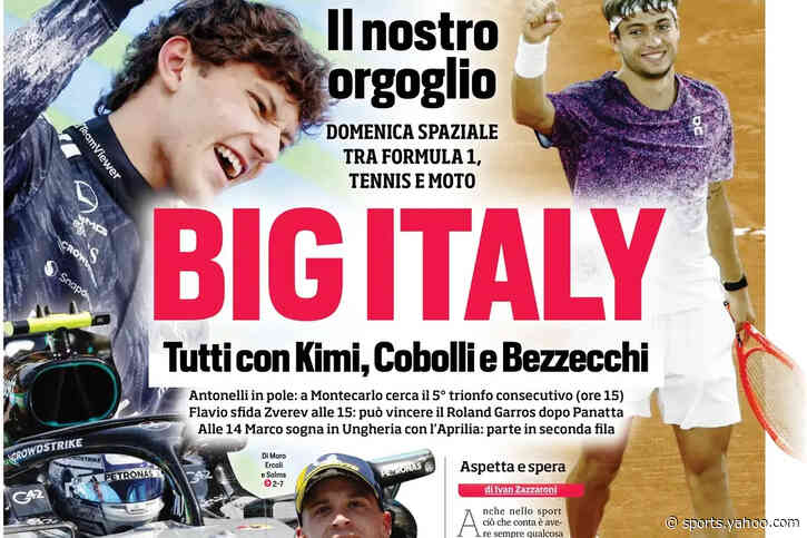 Today’s Papers: Big Italy, Baldini changes, Juventus on Sorloth