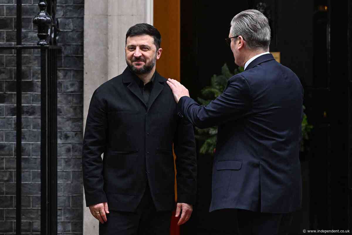 Ukraine-Russia war latest: Zelensky to meet Starmer, Macron and Merz in No 10 today after Putin snubbed summit proposal