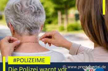 POL-ME: Halskette geraubt: Polizei ermittelt und warnt vor der Masche des "Kettentricks" - 2606024