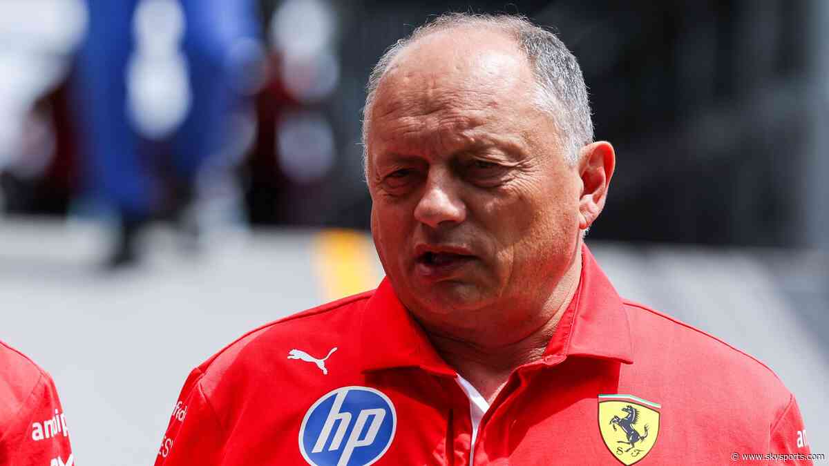 Ferrari boss Vasseur returns to F1 paddock after being hospitalised