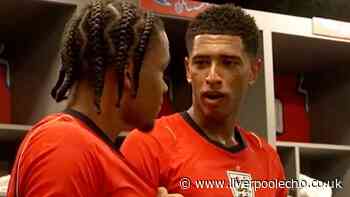 Jude Bellingham leaves Rio Ngumoha speechless after Liverpool star's England debut