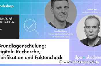 Grundlagenschulung: Digitale Recherche, Verifikation und Faktencheck