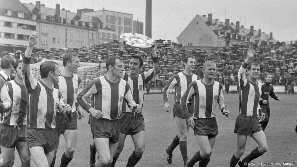 Die erste Meisterschale für den FC Bayern in einem kuriosen Titelrennen