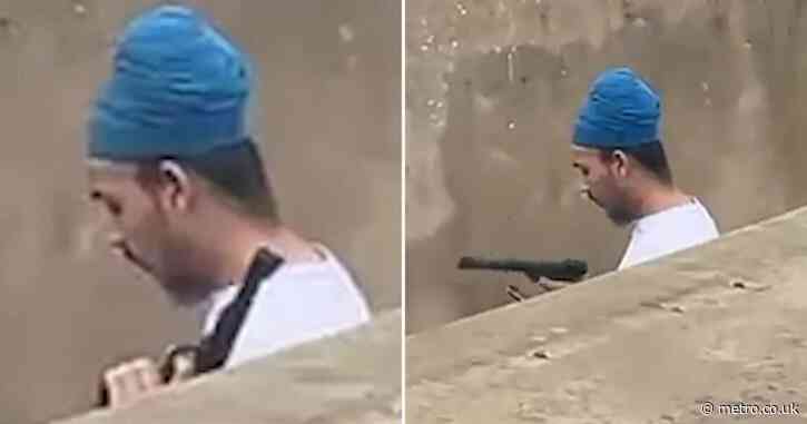 Henry Nowak’s killer ‘brandishes gun’ in unseen clip taken years before murder