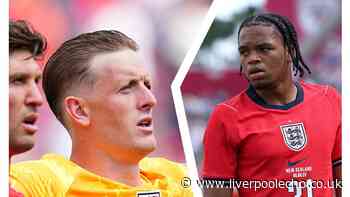 Everton star Jordan Pickford blown away by Liverpool teenager Rio Ngumoha after England debut