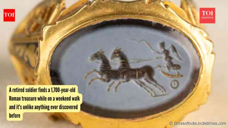 A retired soldier finds a 1,700-year-old Roman treasure while on a weekend walk and it's unlike anything ever discovered before
