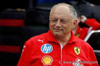 Mis au repos ce samedi, le patron de l’écurie Ferrari Frédéric Vasseur fait son retour dans le paddock après son hospitalisation