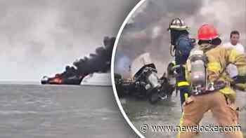 Grote brand verwoest tientallen vissersboten in Ecuadoriaanse haven