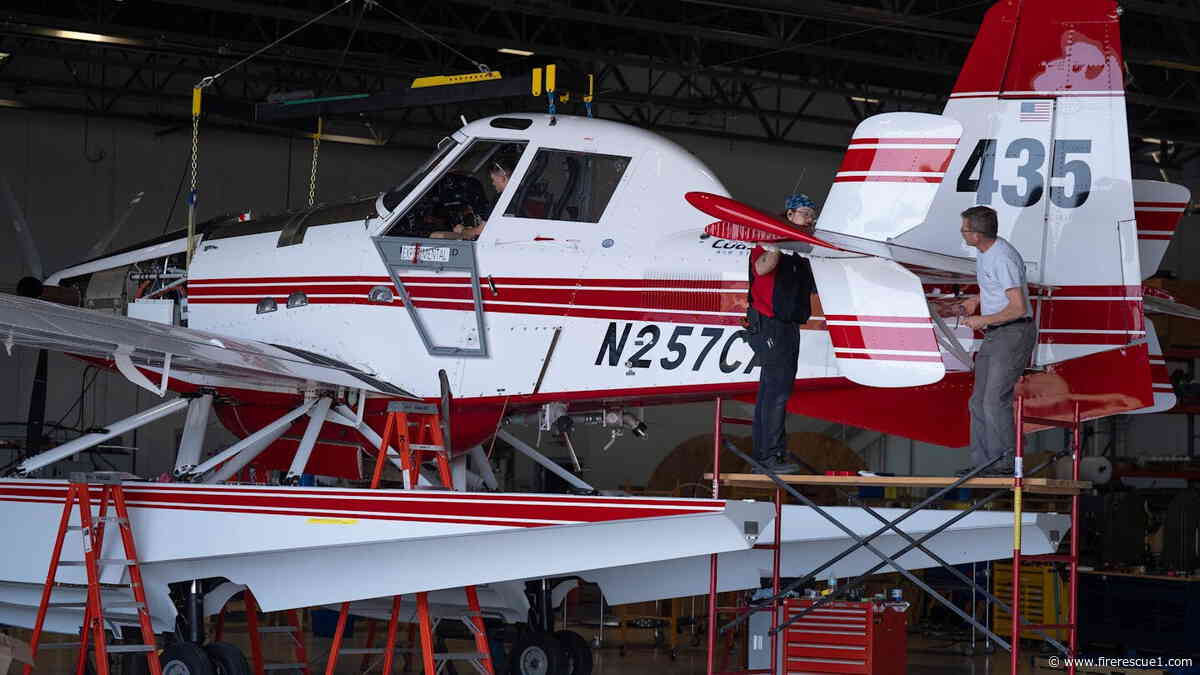 Minn. company develops safer wildfire aircraft water-scooping system