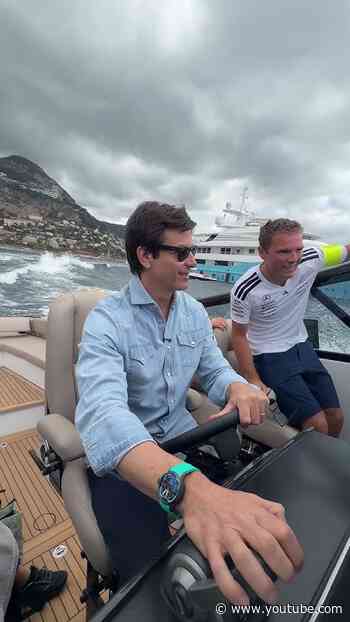 Join Toto Wolff for his Monaco GP commute! #f1 #formula1 #mercedesf1