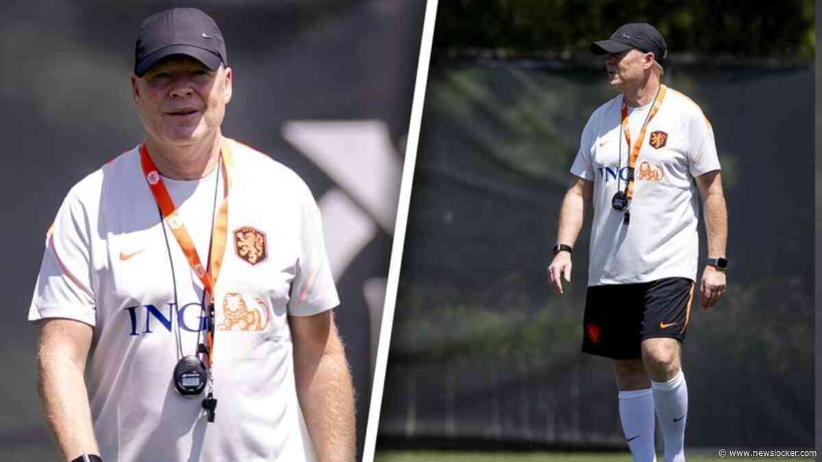 'Dat geeft Ronald Koeman via de media door aan zijn spelers'