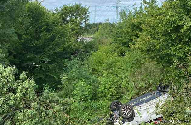 POL-WI: Alleinunfall unter Alkoholeinfluss - Totalschaden und schwerverletzt