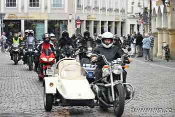 Finale der Motorradtage: 350 Biker auf dem Prinzipalmarkt
