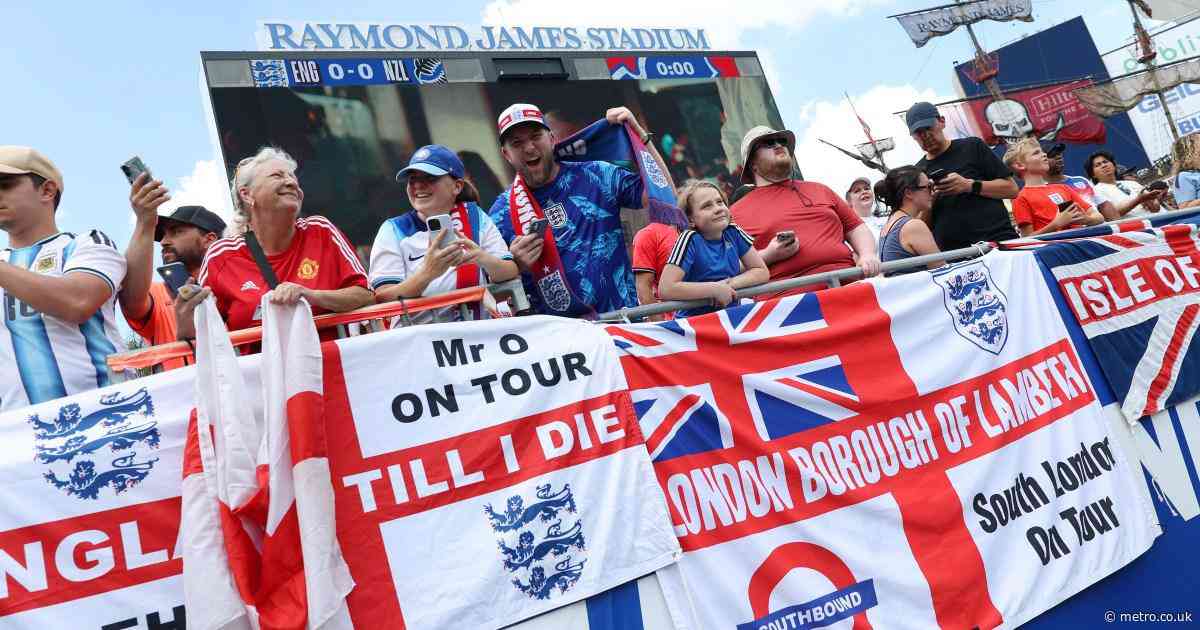 ‘Scandalous’ drink prices at England’s World Cup warm-up game shock fans