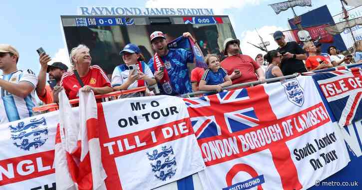 ‘Scandalous’ drink prices at England’s World Cup warm-up game shock fans