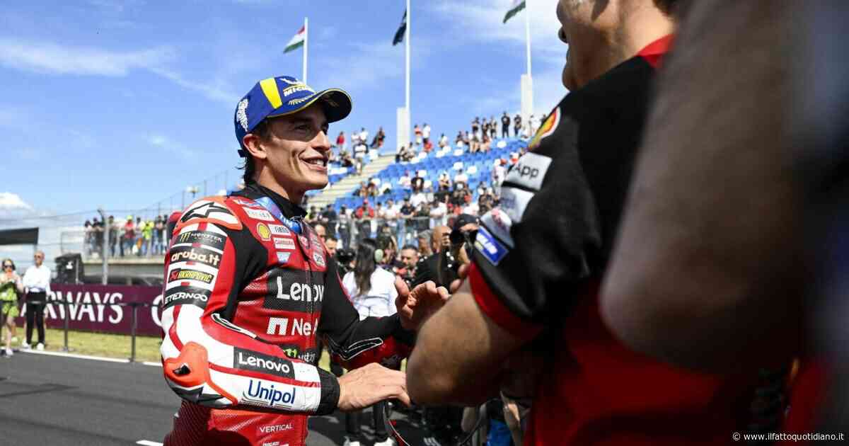 MotoGp, Marquez fa 100 vittorie: week end perfetto in Ungheria. Bagnaia 3°. Martin travolge Bezzecchi
