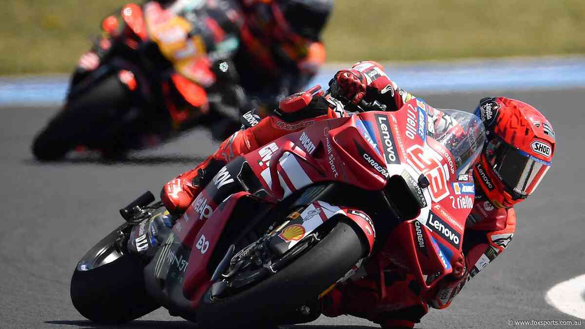 Marquez takes magical 100th win as Aprilia teammates collide in Hungary howler