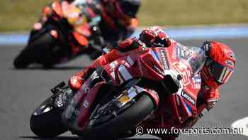 Marquez takes magical 100th win as Aprilia teammates collide in Hungary howler