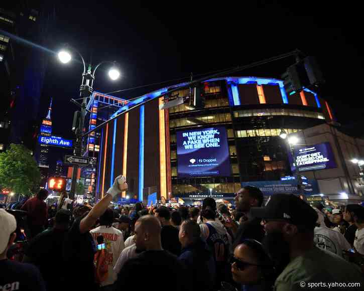 Knicks tell fans to arrive at least two hours early for NBA finals Game 3 due to Trump’s attendance
