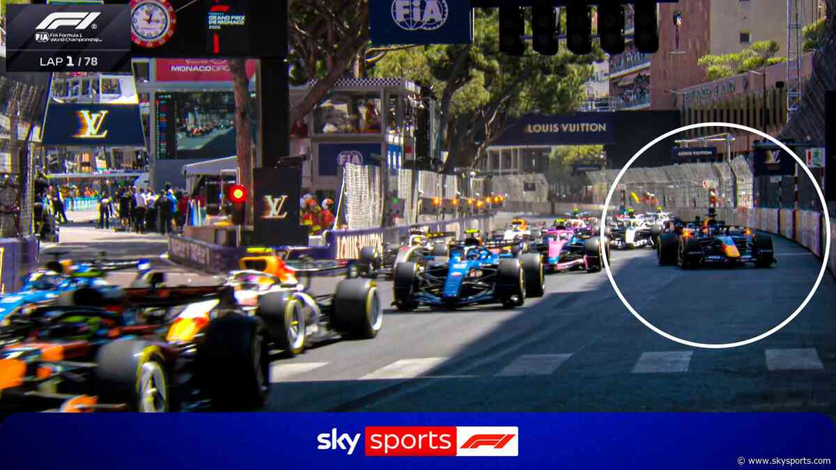 NIGHTMARE start for Max as he fails to get off the line in Monaco!
