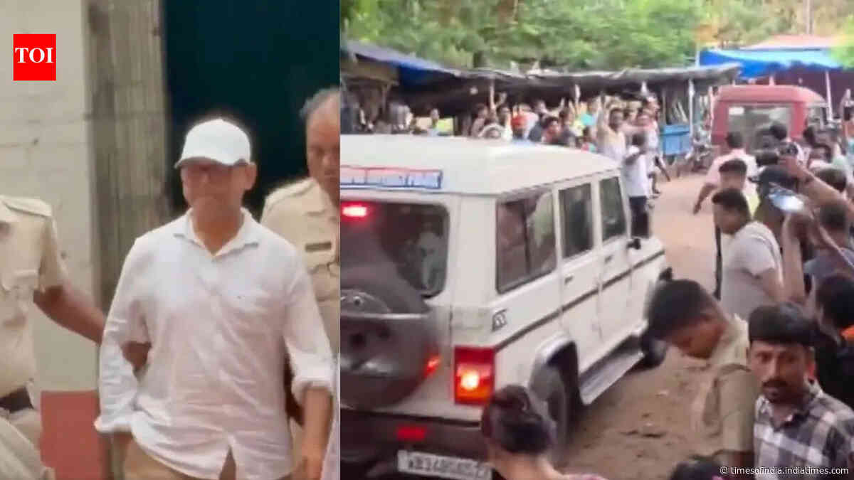 Ex-TMC MLA Sujoy Hazra arrested in extortion case; eggs hurled at convoy